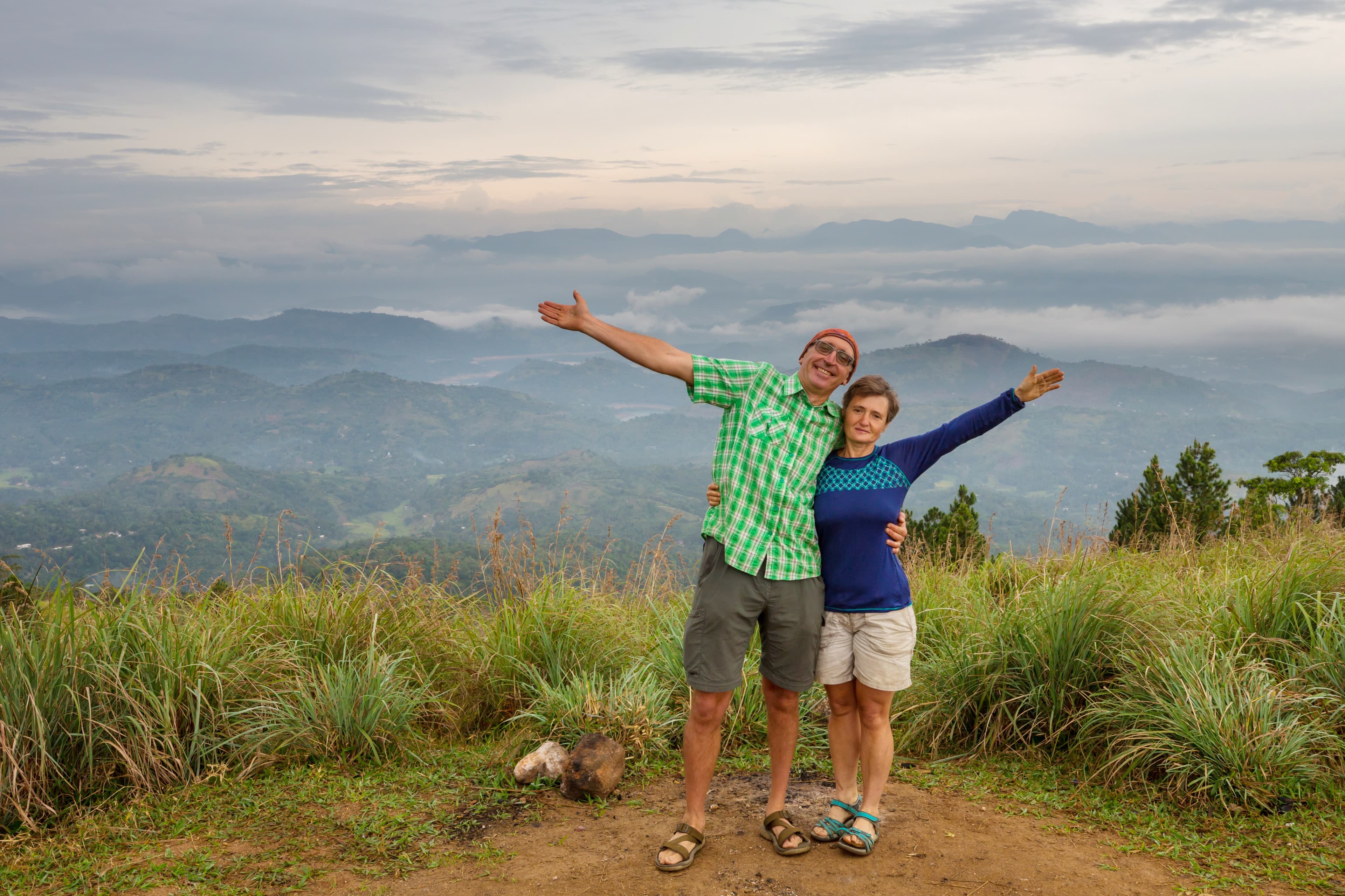 Travellers enjoying a private tailor-made journey through Sri Lanka